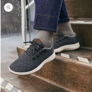 Allbirds Mizzle Womens Gray Merino Wool Comfort Sneakers Size 7 Active Travel